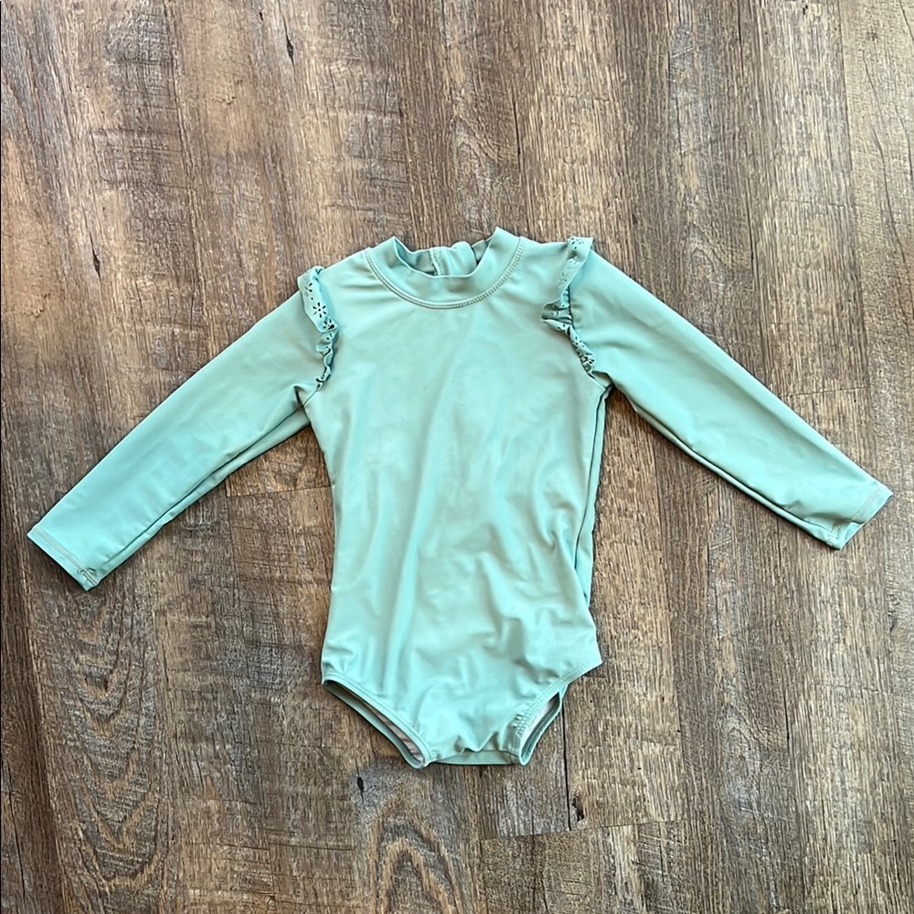 Cotton on  Green Long Sleeve Bodysuit